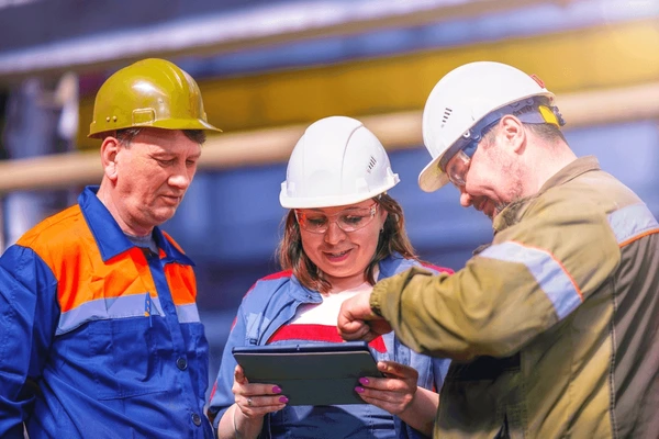 Professional team male female engineers 600nw